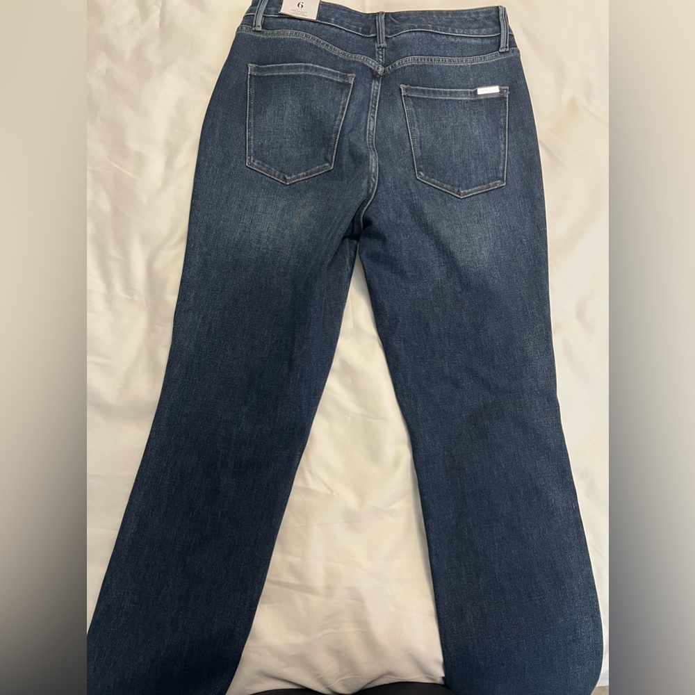 NWT HOLLY vintage straight crop jeans
